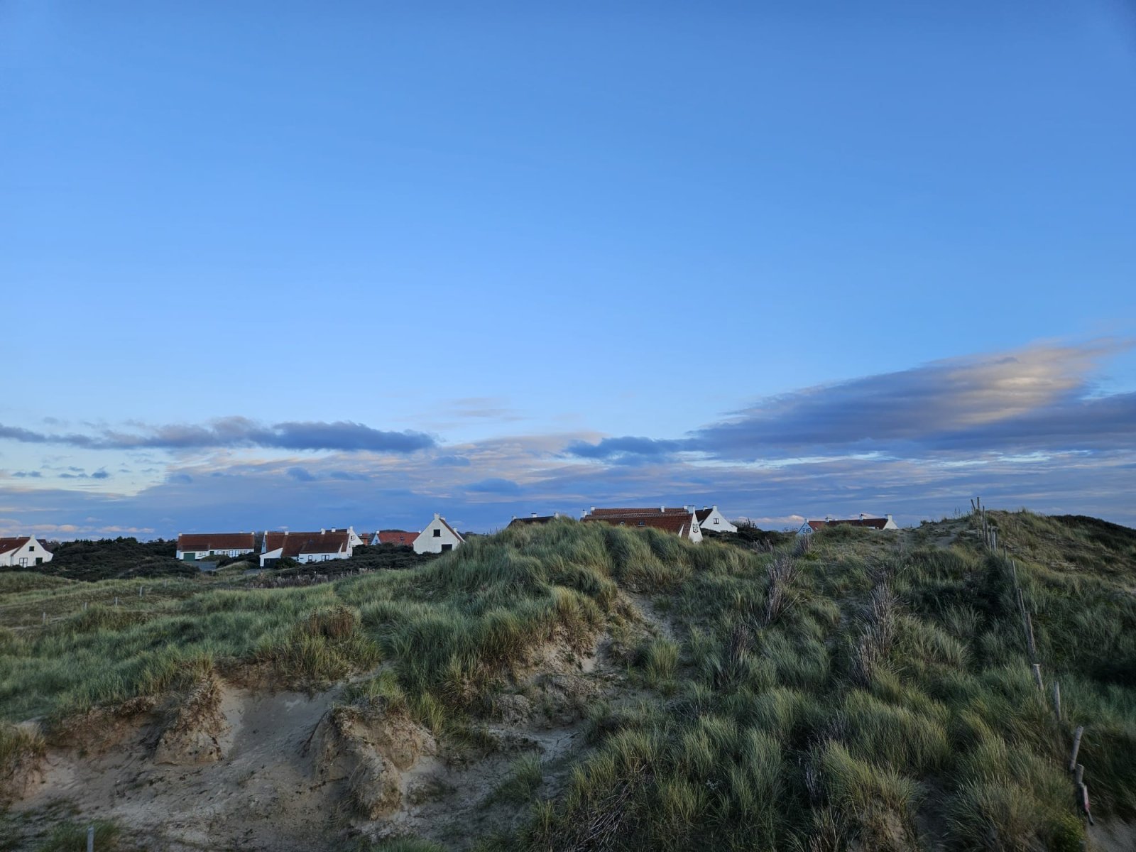 Paysage de dunes typique des environs de la villa